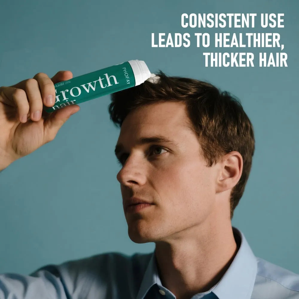 CH004 Minoxidil 5% Anti-Hair Loss Foam Mousse in 60ml canister for topical hair regrowth treatment