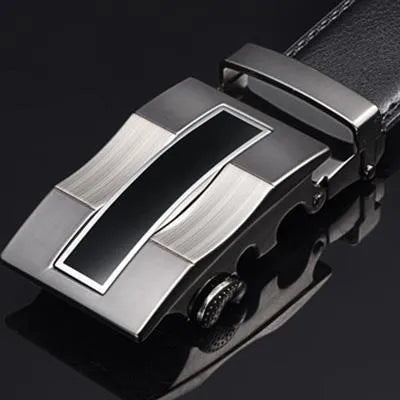 Top quality genuine full grain leather belt for men with metal buckle, available in multiple styles and sizes 110-125cm