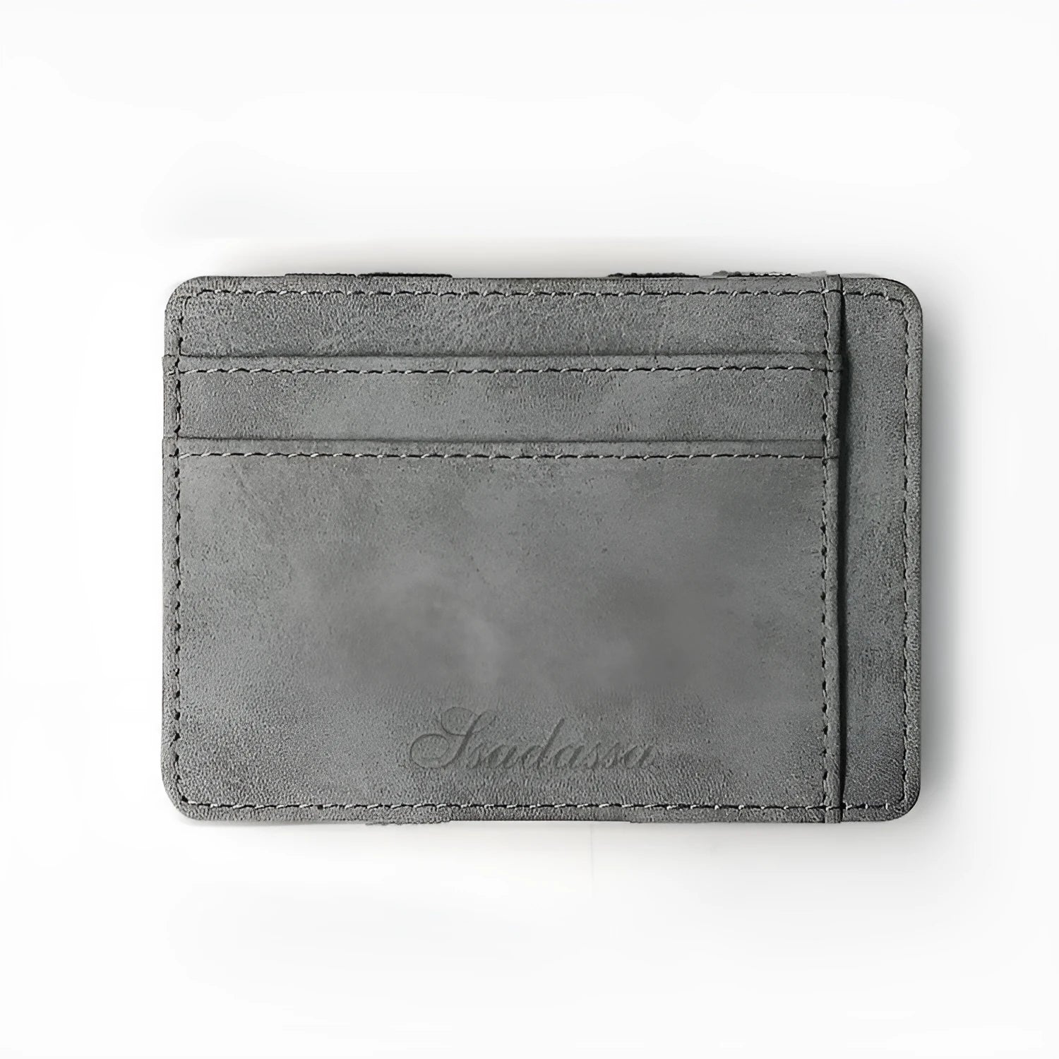 Korean style matte leather coin purse wallet with horizontal square shape measuring 10x7.5x0.5cm