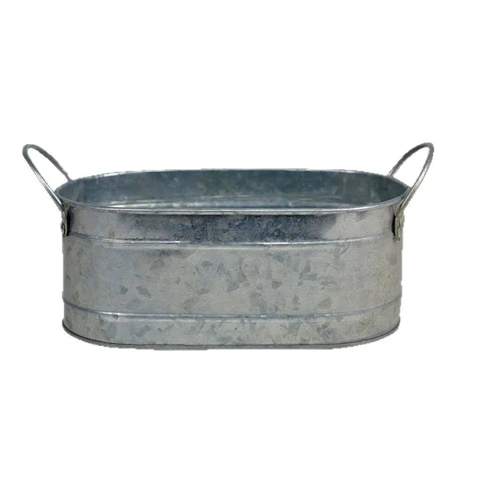 Iron sheet succulent flowerpot for desktop display with natural style design