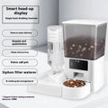 Smart pet feeder with stainless steel bowl and video monitoring camera