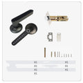 Smart electronic door lock with fingerprint sensor and modern minimalist alloy design