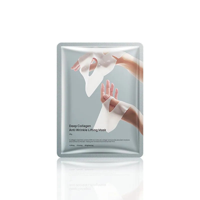 Single piece collagen anti-wrinkle moisturising facial mask with 28ml serum for all skin types