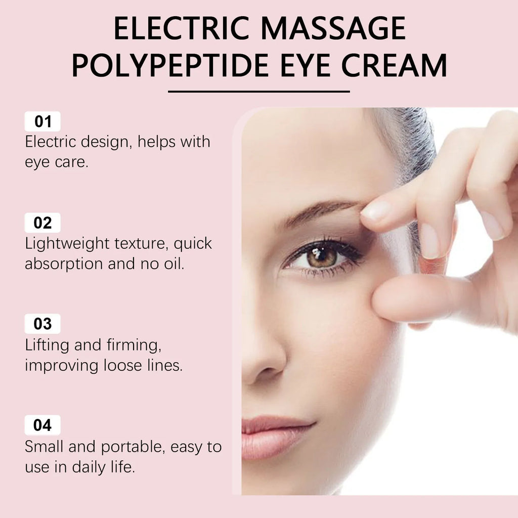 50g jar of electric massage eye cream for lifting and firming with 7.7x11cm packaging