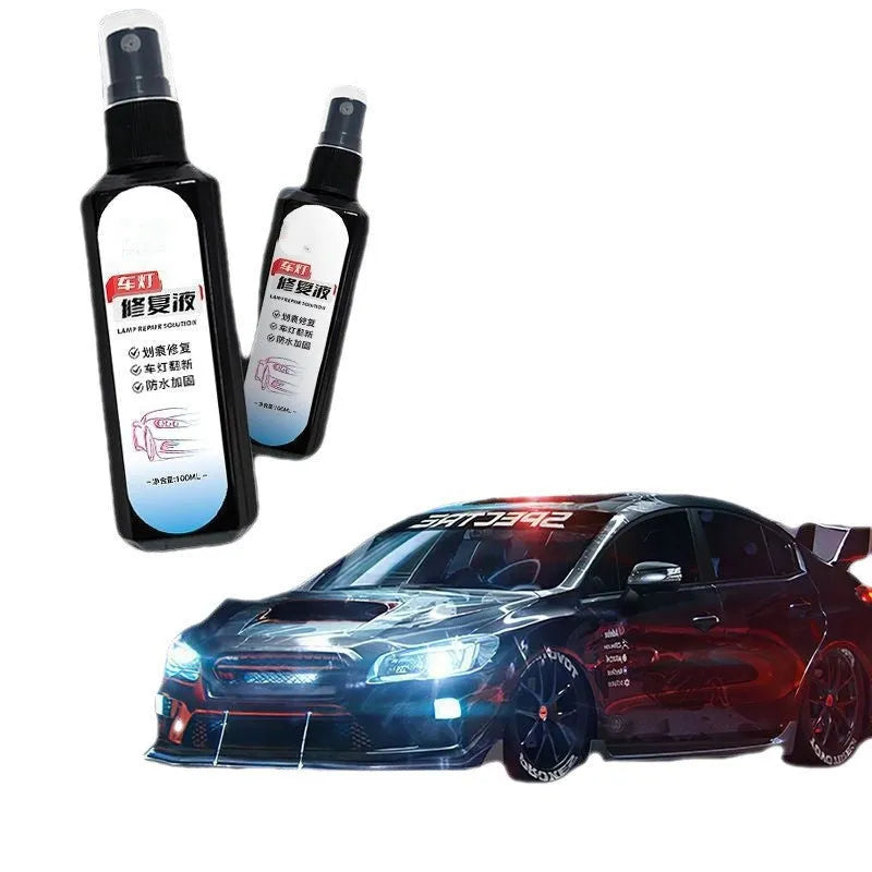 100ml bottle of car headlight renovation repairing liquid for plastic lens restoration