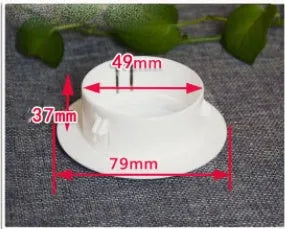 Plastic air conditioning hole cover kit with splits, plug caps, tuyeres, and sealing glue.