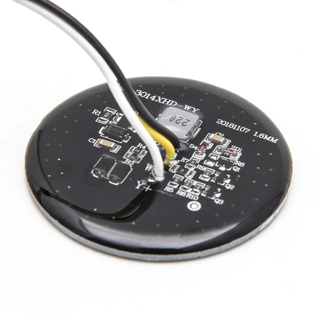 Motorcycle modified steering LED turn signal light front rear 6500K for Harley rubber gel plate 12V