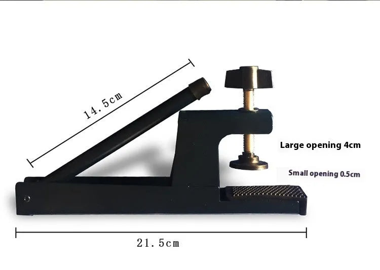 Table tennis post set with universal large clips for indoor open grid table mounting