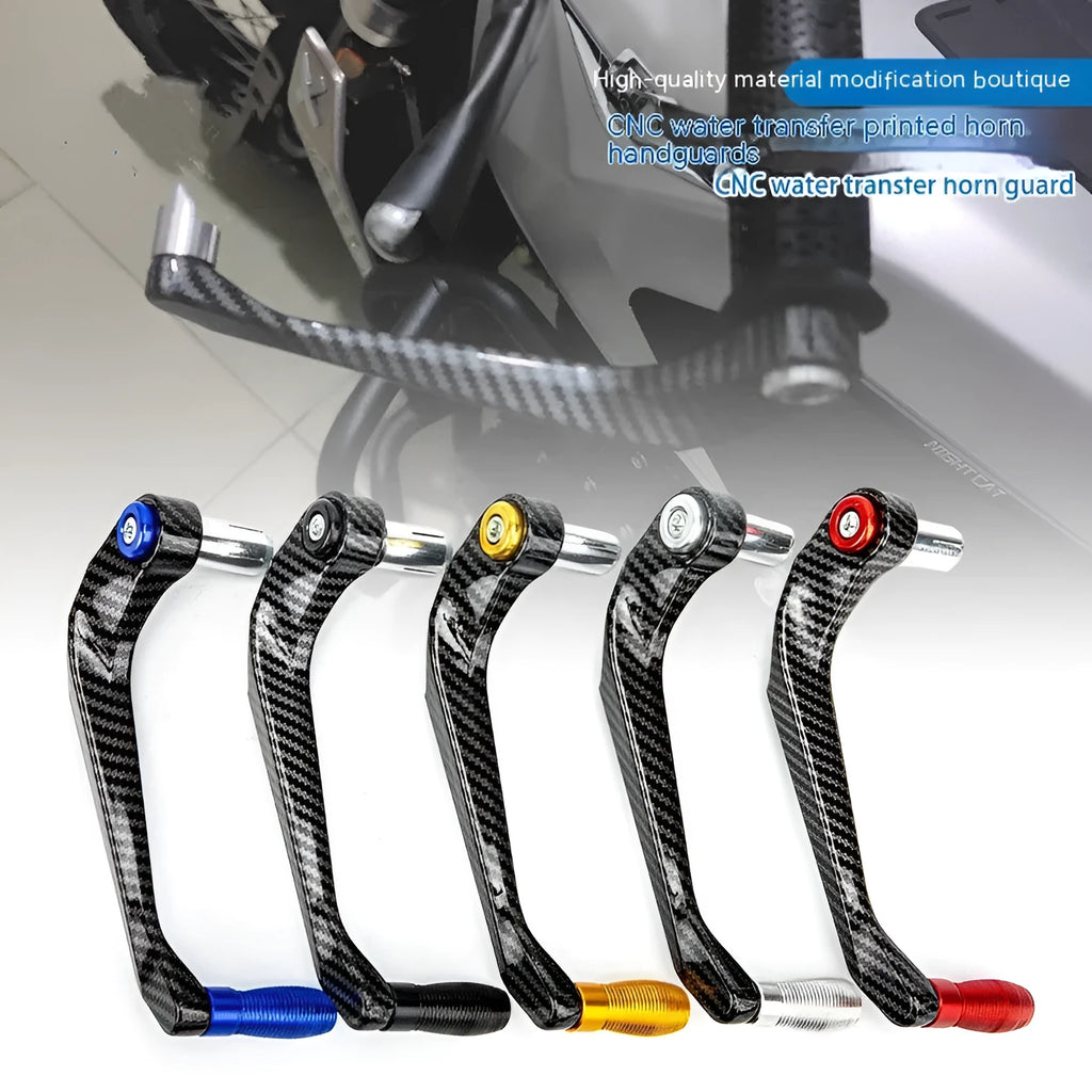 Aluminium alloy motorcycle hand guards in five colour options