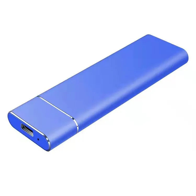 6TB mini mobile hard disk with metal shell in black, blue, orange, red, or silver colour options
