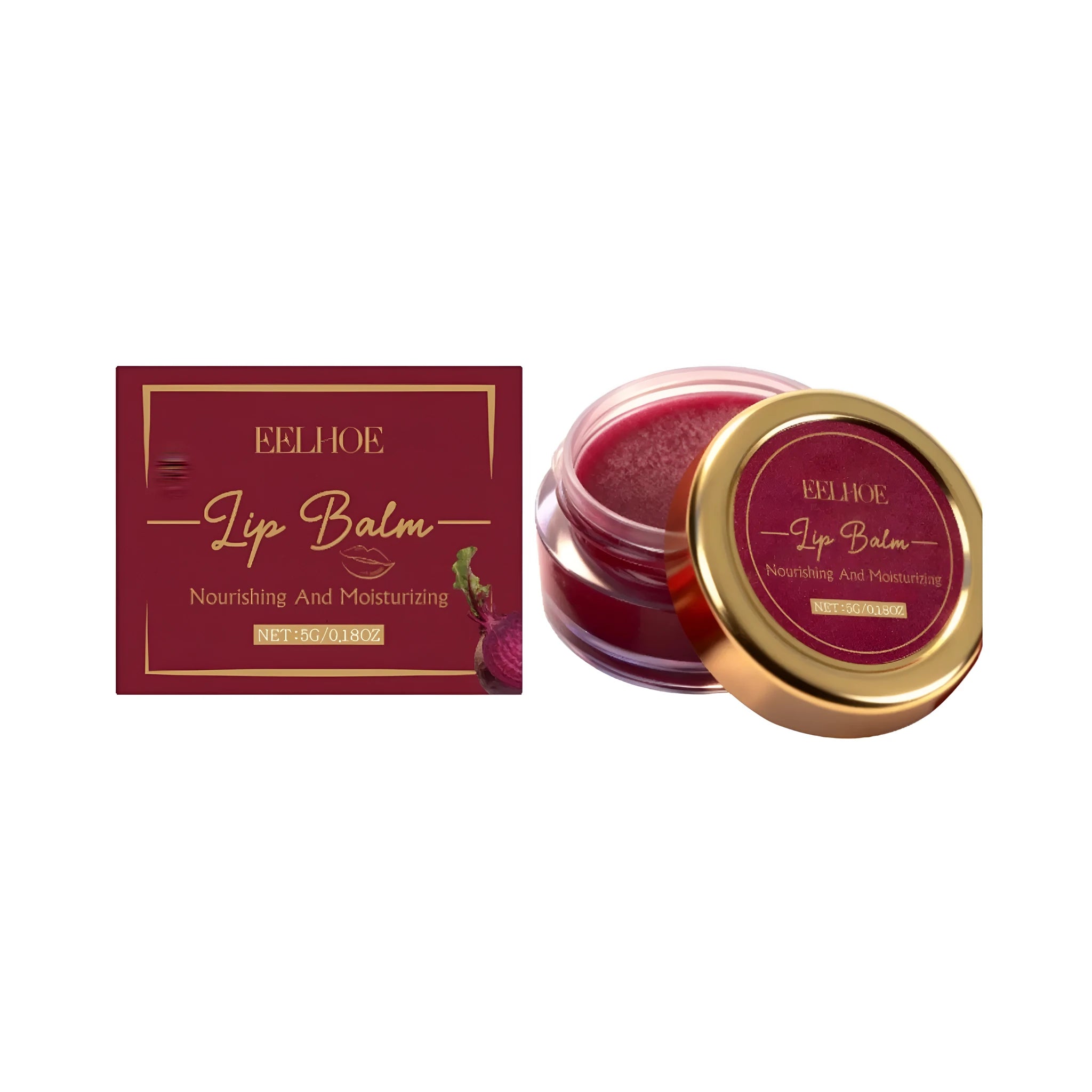 Moisturizing lip balm stick 5g with shea butter jojoba oil and vitamin E for dry lips