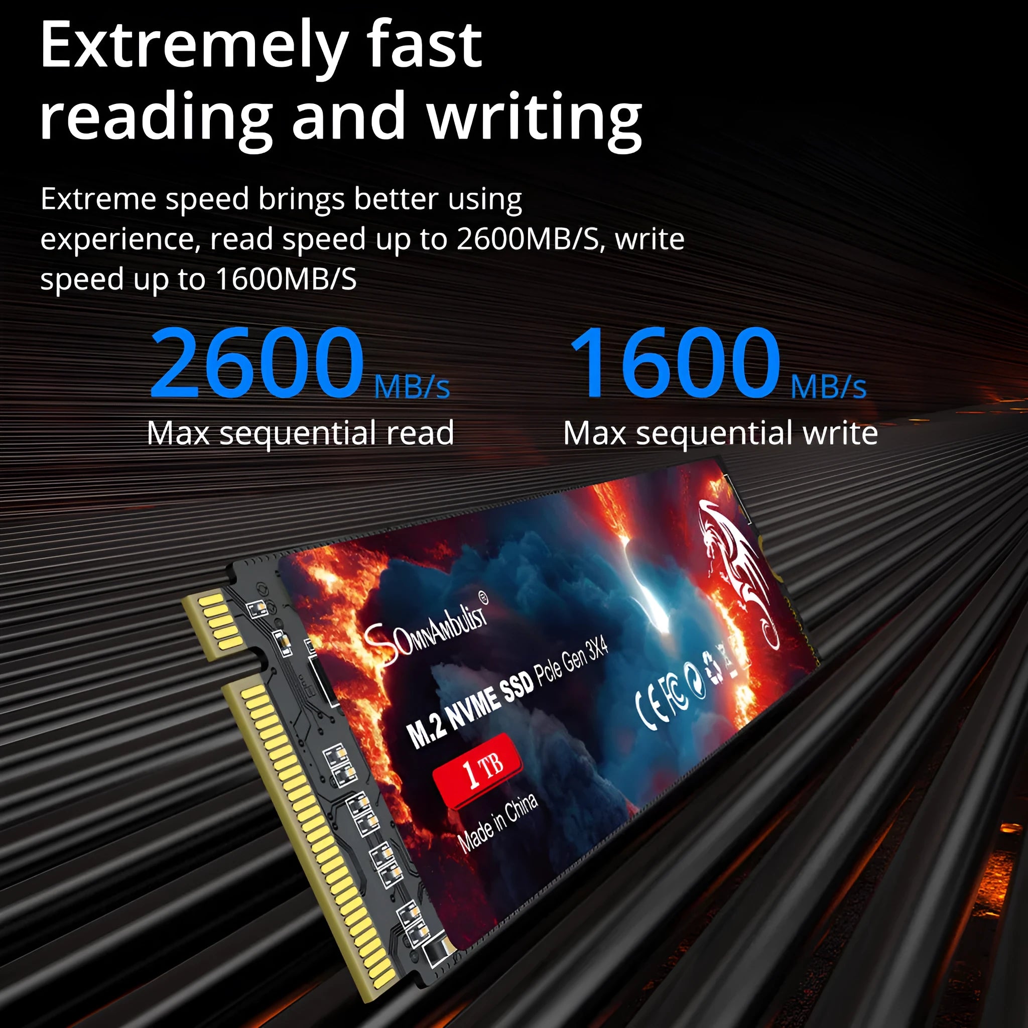 M.2 SATA solid-state drive for desktop computers with 80mm length and 22mm width