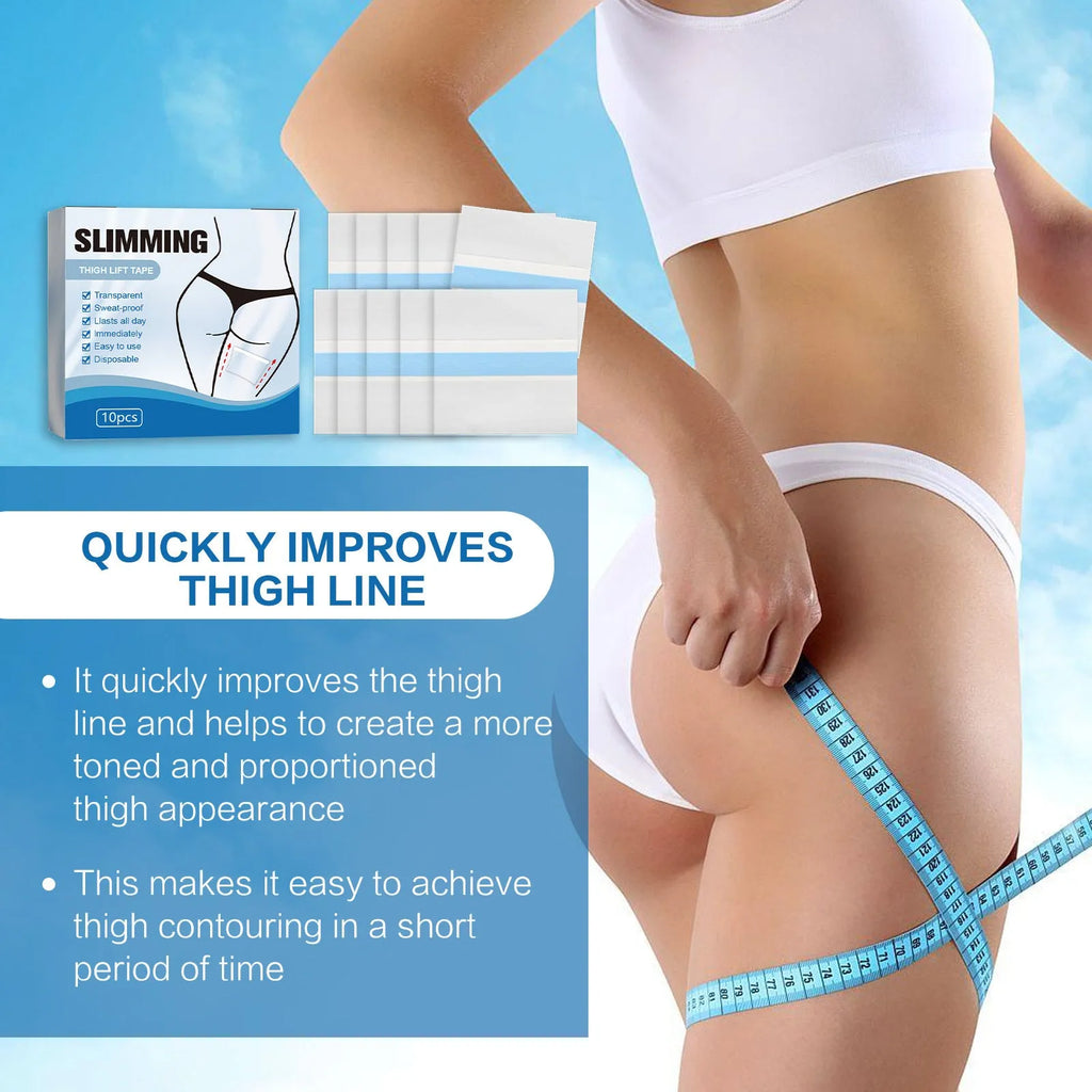 Box of 10 square body shaping gel patches, each measuring 12cm by 12cm.