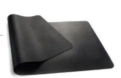 Leather desk mat in multiple sizes and colours for office or study use, shown on a desk with a computer mouse.