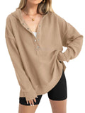 Women's loose fit raglan sleeve polyester sweater in peacock green colour
