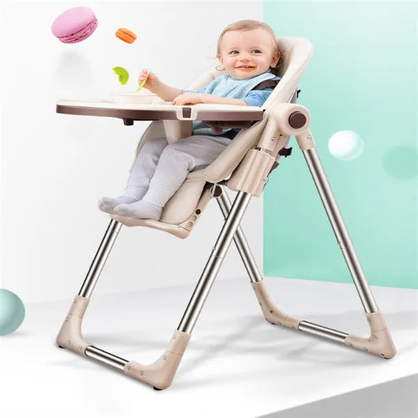 Baby chair for toddlers 24 months plus with grow-up design and eco-friendly waterproof plate, available in pink.