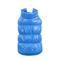 Pet down jacket cotton antibacterial dog coat in various colours for small to large breeds