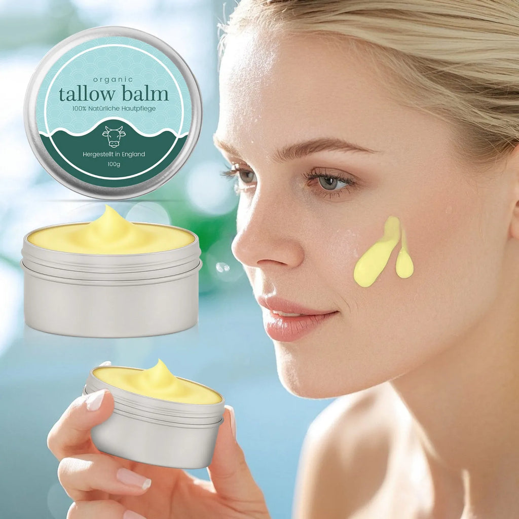 100g jar of cow fat deep hydrating moisturising cream for facial skincare