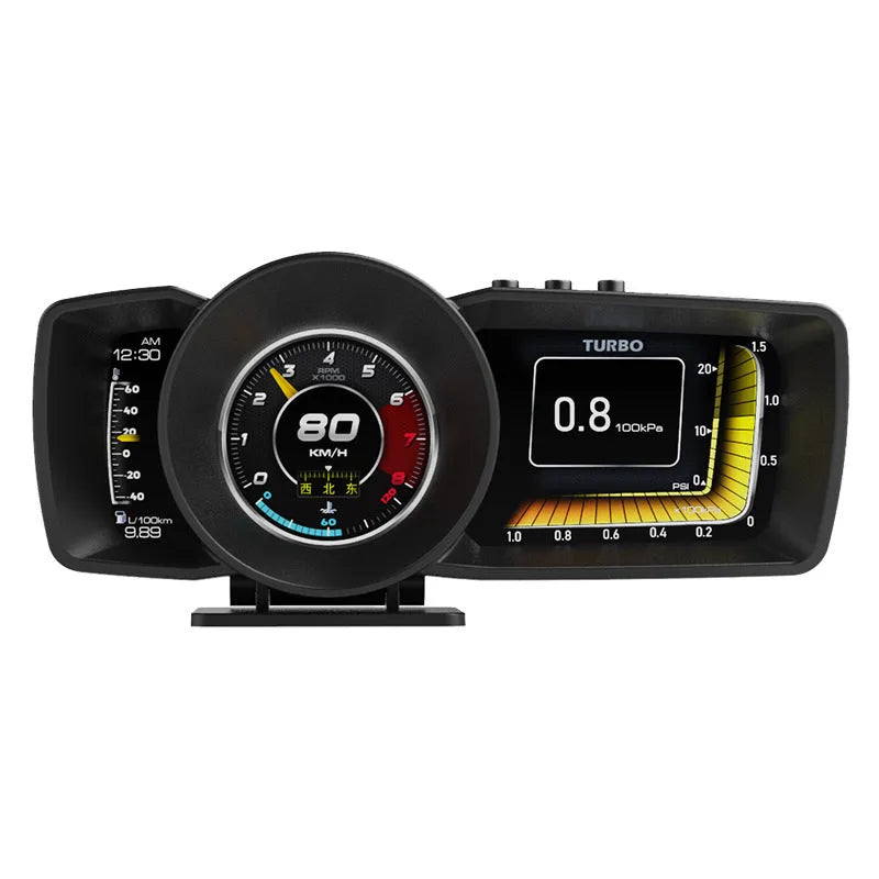 A600 OBDII vehicle diagnostic monitor with GPS BeiDou navigation on 480x320 TFT display