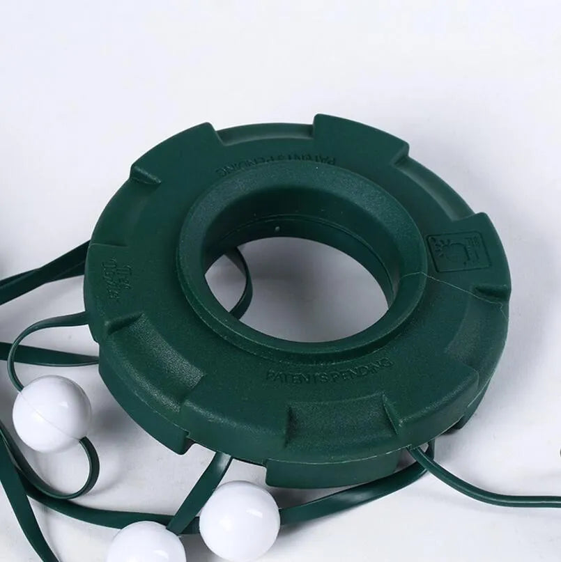 64 LED Christmas tree light string measuring 1.8 metres with button control for dimming and colour changing