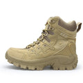 US Army Delta tactical boots for men in black and sand colours with non-slip rubber soles