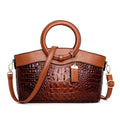 Women's casual fabric shoulder bag in multiple colours showing internal organiser pockets.