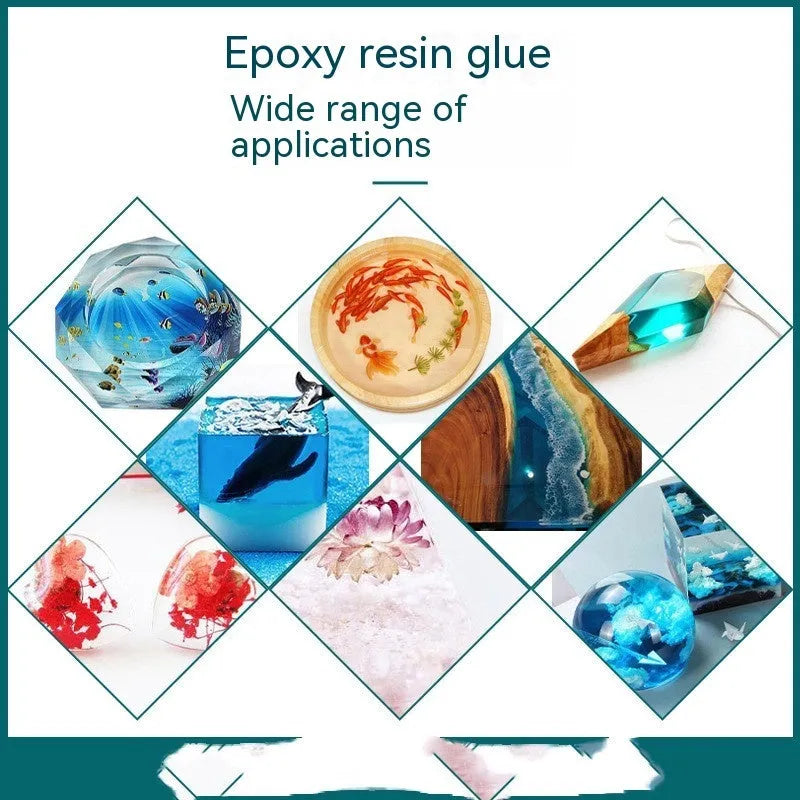 1kg bottle of clear epoxy resin 31 crystal glue for DIY craft projects
