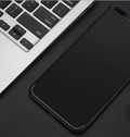 TPU silicone mobile phone case for Apple iPhone models in black, blue, red, or white