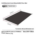 Cold Mountain Snow Wing UL2 EXO double outdoor camping rainproof windproof floor mat for hiking tent