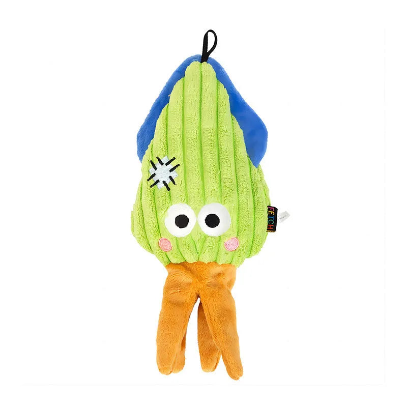 Interactive dog toy with self-moving ball and rechargeable battery, featuring a plush hedgehog cover for small and medium dogs