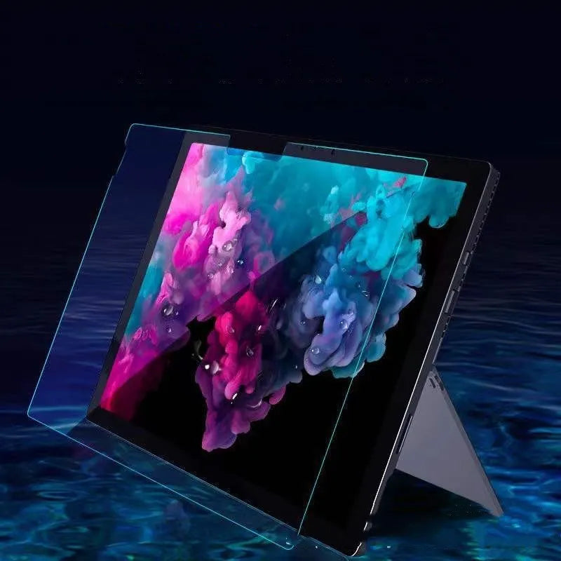 Tempered glass screen protector for Microsoft Surface laptop with HD straight edge design
