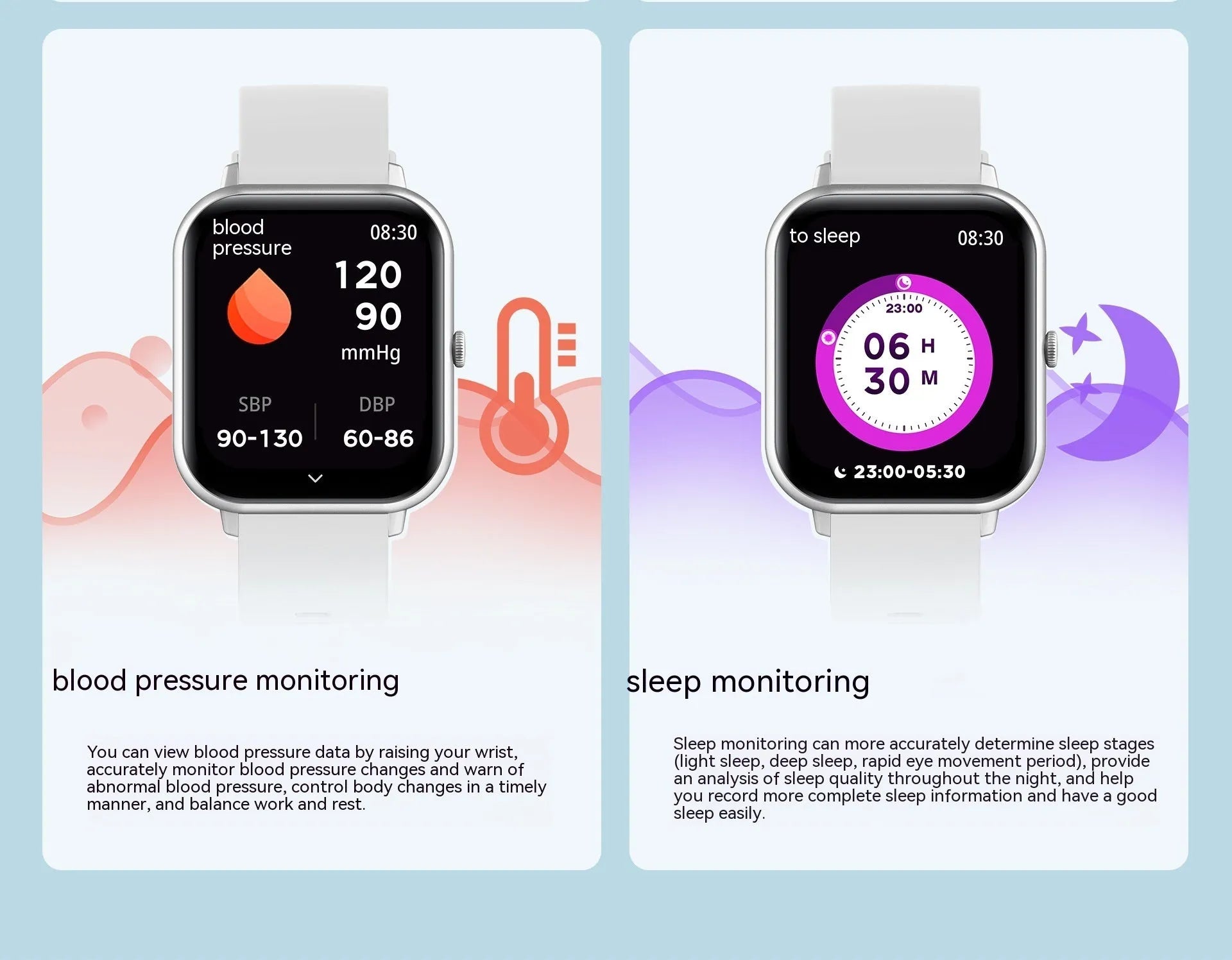 AI voice Bluetooth smart watch with a TFT touch screen displayed in multiple colour options