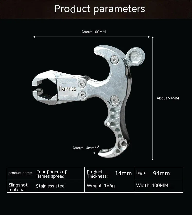 Zinc alloy archery release aid with two-axis harpoon clip mechanism for compound bows
