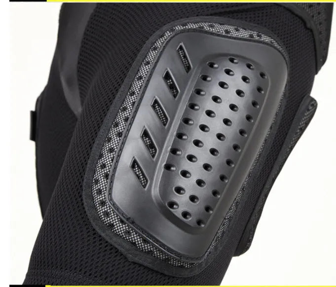 Black cycling hip protection pants with integrated padding available in S, M, L, XL sizes