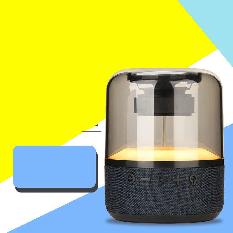 Four-colour light touch wireless Bluetooth speaker with surround sound and call functions