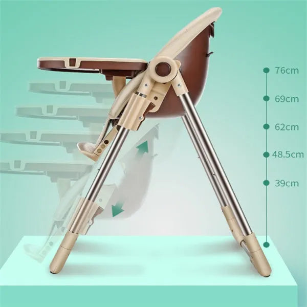 Baby chair for toddlers 24 months plus with grow-up design and eco-friendly waterproof plate, available in pink.