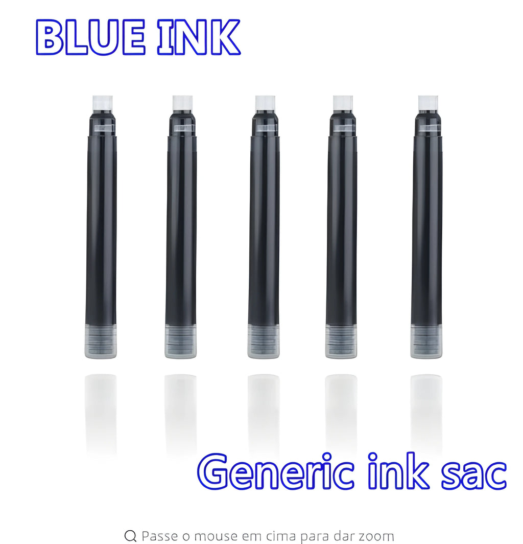 10 steel ink sacs for Parker Duofold fountain pen replacement and repair