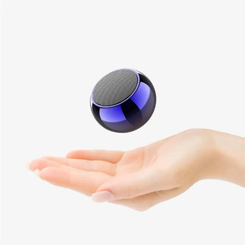 Mini portable metal Bluetooth speaker in silver space aluminium alloy casing measuring 31x50mm