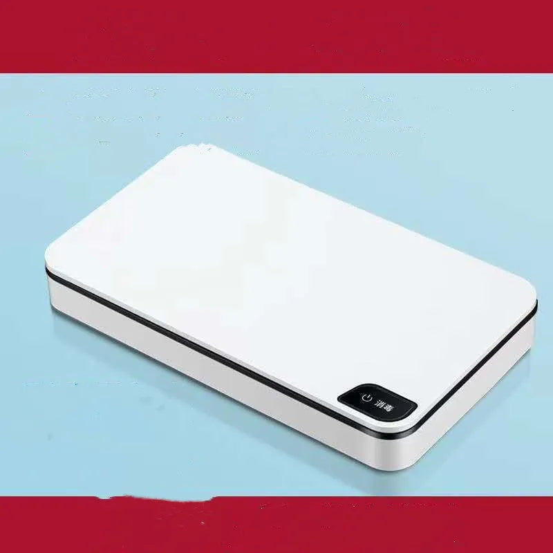 White multifunctional wireless phone charger with ultraviolet sterilisation function and remote control