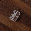 Transparent acrylic hand seal with silicone base showing Dragonfly and Fei Xue Fern colour pattern options