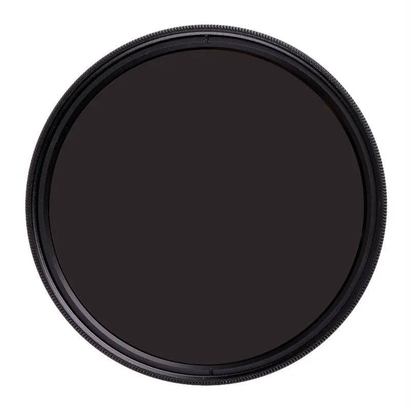 ND8 digital camera filter reducer with aviation aluminium frame for 49mm to 82mm lenses.