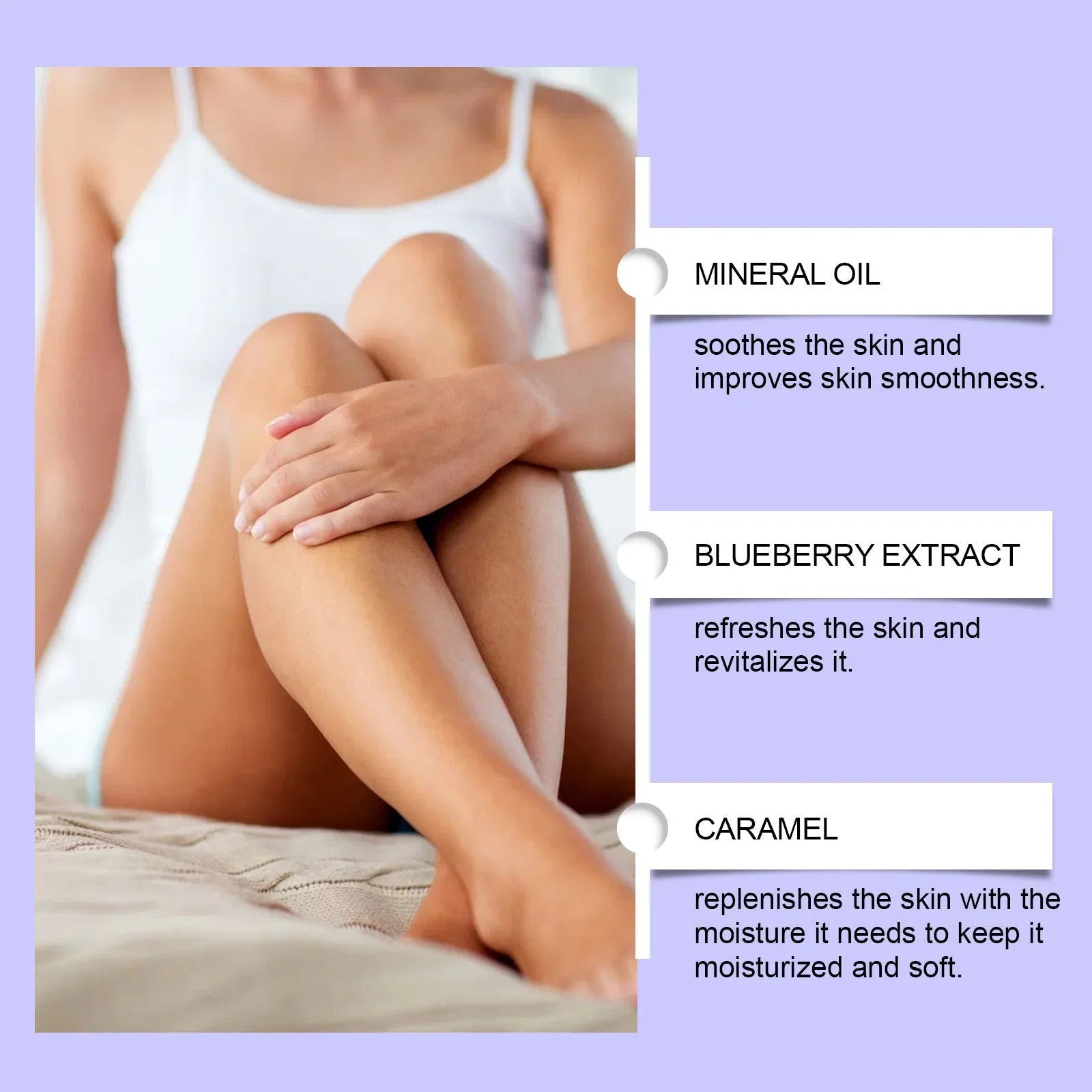 100g jar of Blueberry Caramel Body Scrub Cream with gentle walnut shell powder exfoliant