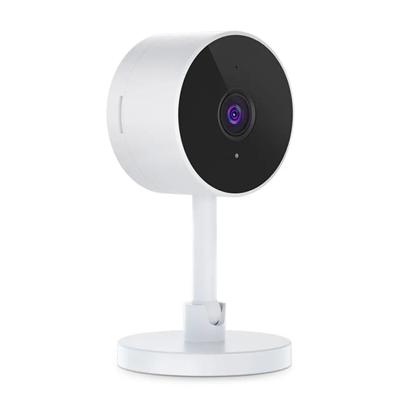 White gun camera style WiFi home security monitor with 1080p HD recording and network alarm features