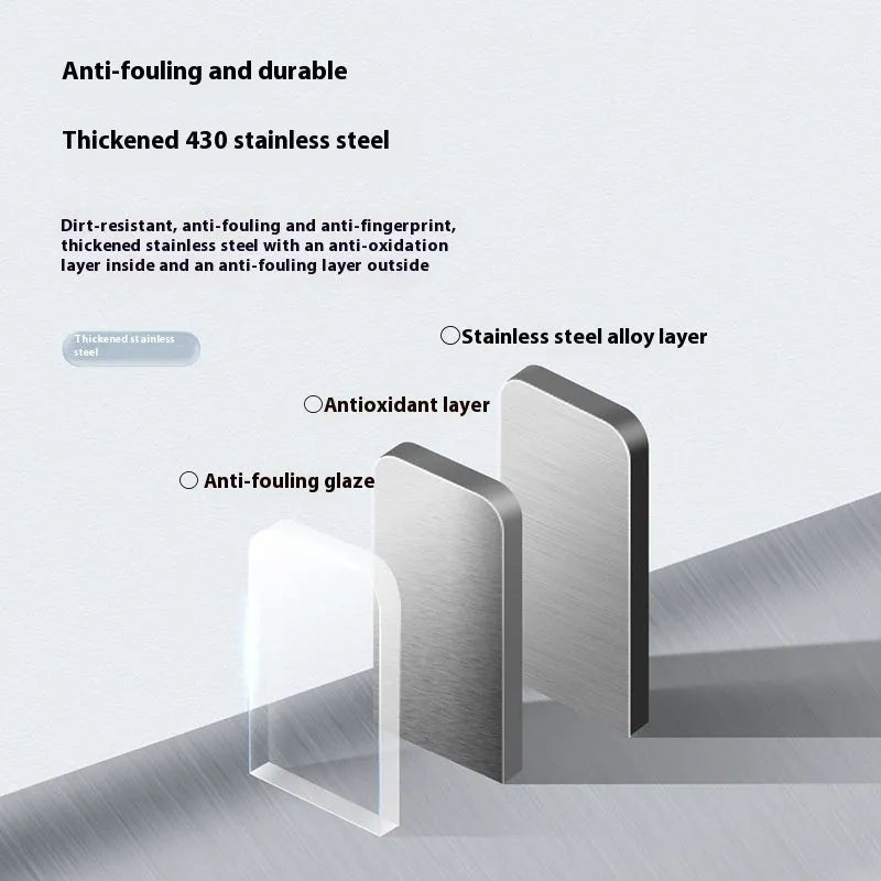 Stainless steel square smart trash can with induction sensor lid and deodoriser.