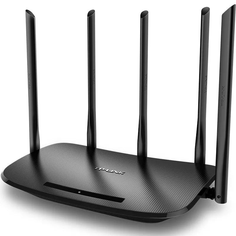 Wireless router dual-band gigabit black for fibre broadband with VPN support