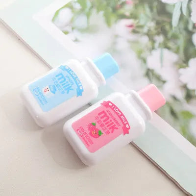 Creative bottle-shaped correction tape with cute patterns and 6 metre length