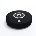 USB-powered car air freshener spray unit in black, grey or white with charging cable and anti-slip pad