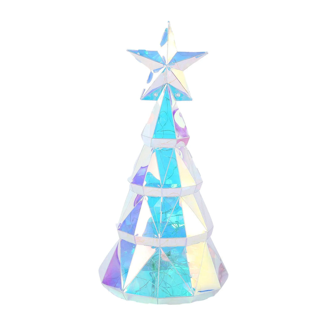 Colourful cartoon Christmas tree light decoration with luminous feature measuring 14.5x4.8x20cm