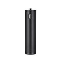 Black aluminium alloy charging treasure handle with 6800mAh battery capacity measuring 12.5cm