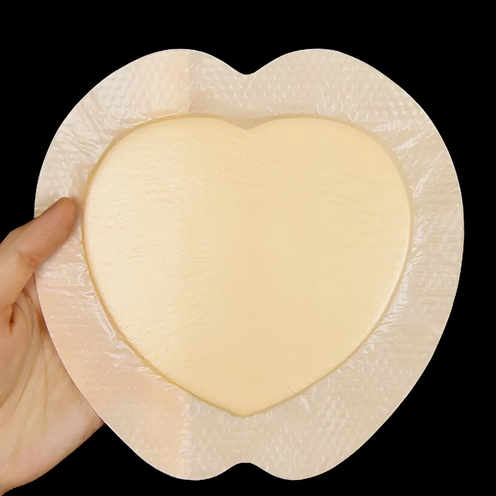 Large skin colour silicone bedsore dressing for pressure sore care